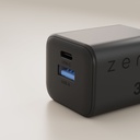 Zens USB-C PD adapter 30W - 1x USB-A / 1x USB-C